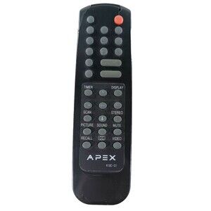 APEX K12B-C2 TV Remote Control AT1302 AT1308 AT2002 AT2002S AT2008 AT2008S